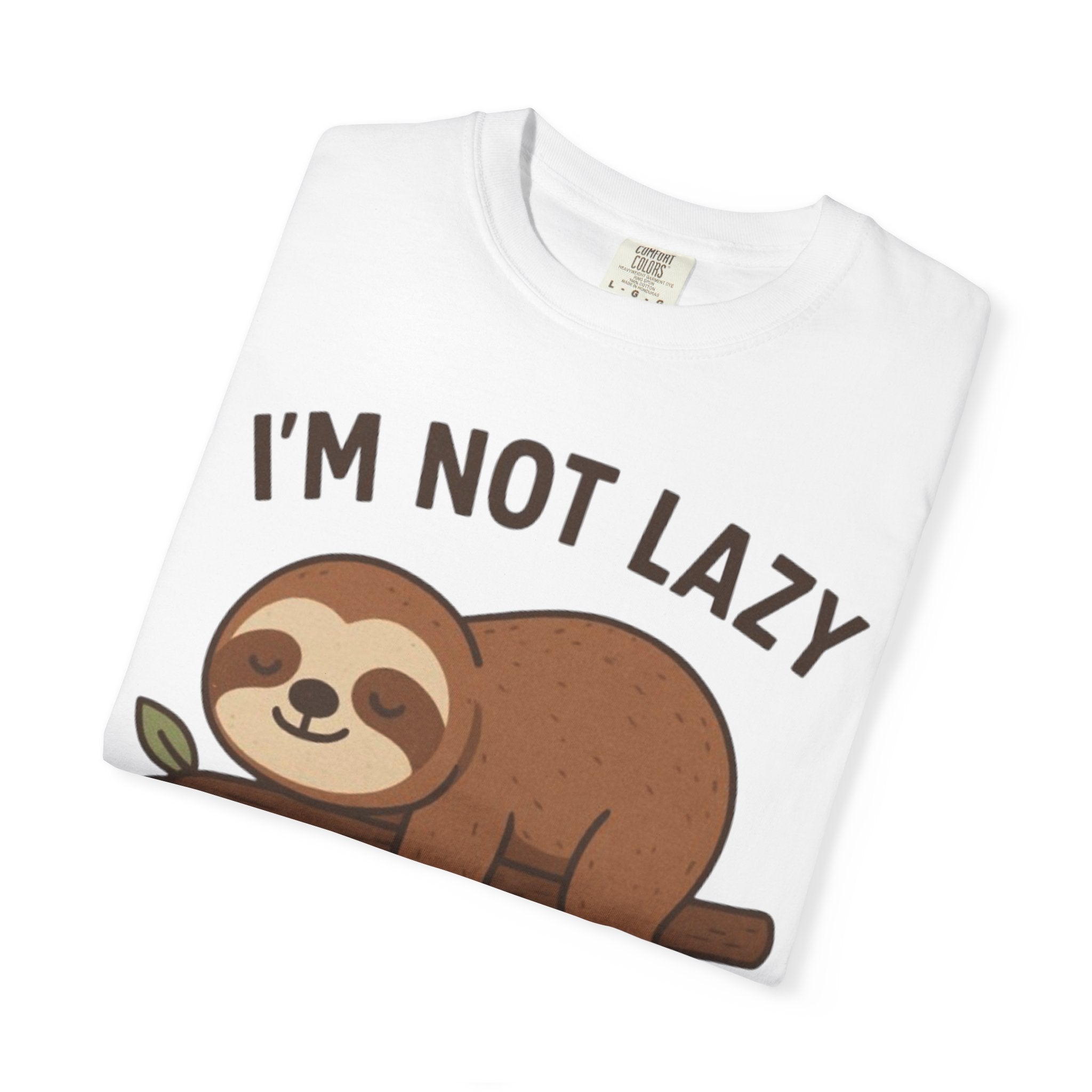 Sloth "I'm Not Lazy" T-Shirt
