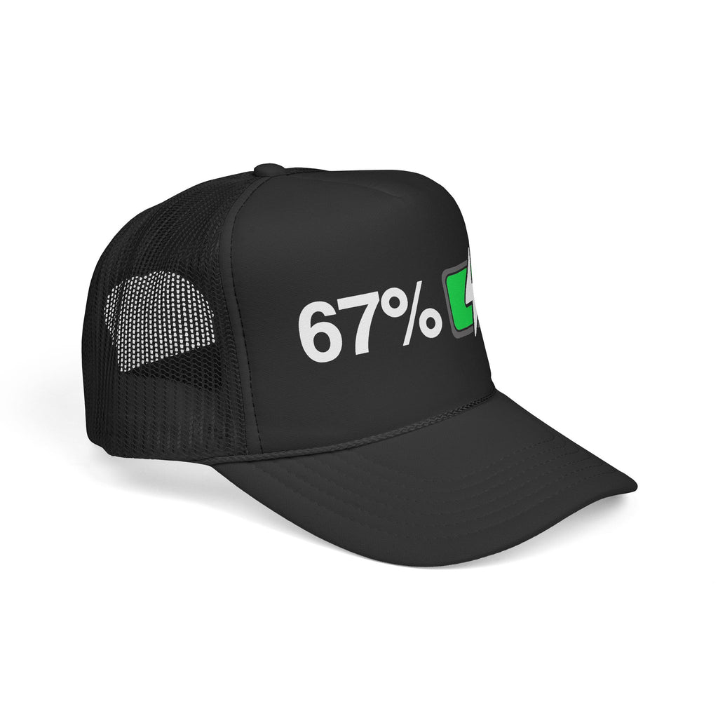 Meme 67% Battery Viral Trucker Cap