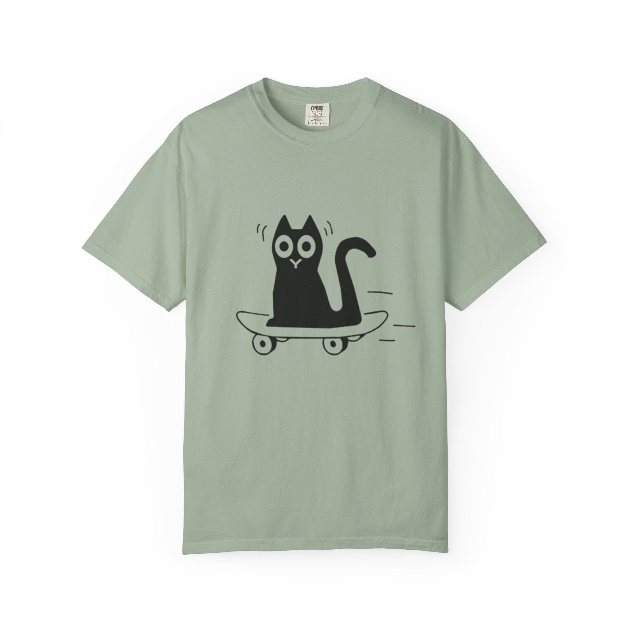 Cat Skateboard T-Shirt