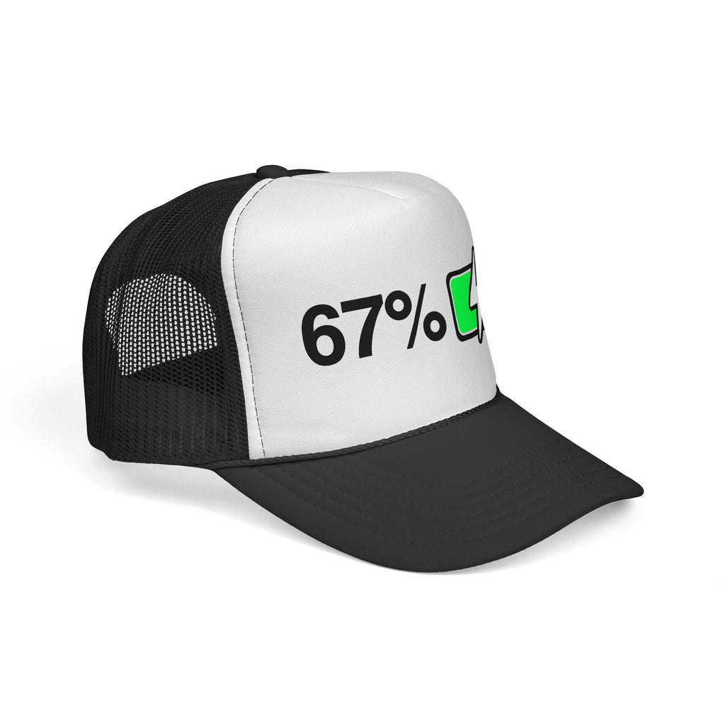 Meme 67% Battery Viral Trucker Cap