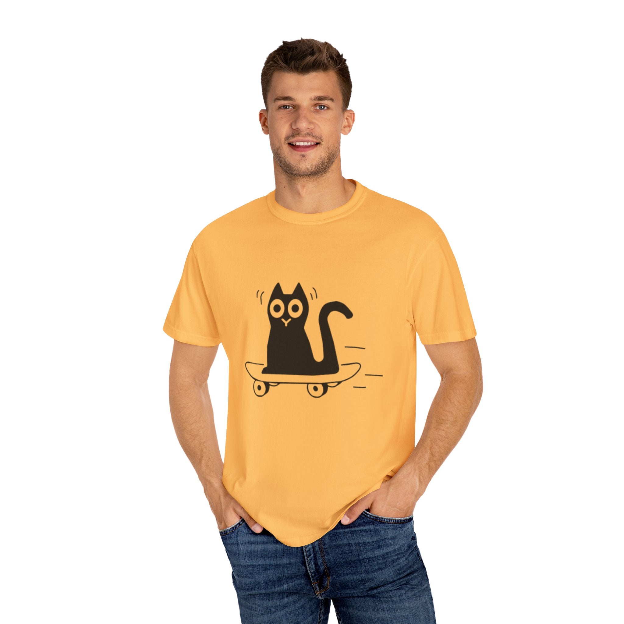 Cat Skateboard T-Shirt