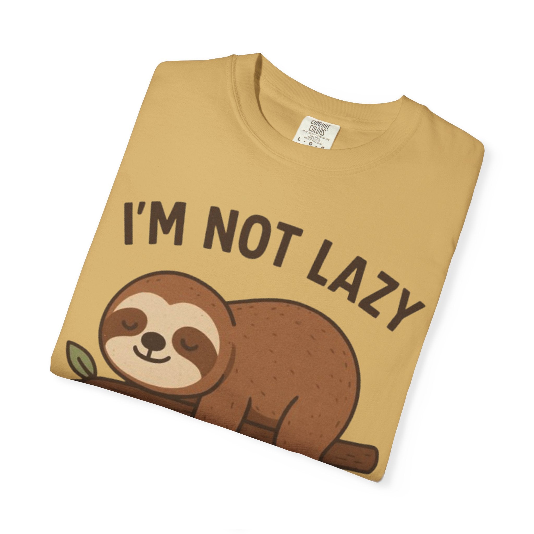 Sloth "I'm Not Lazy" T-Shirt