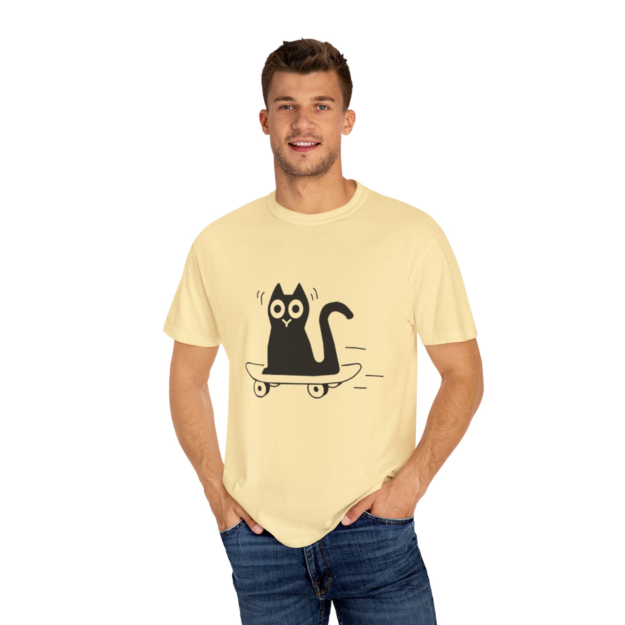 Cat Skateboard T-Shirt