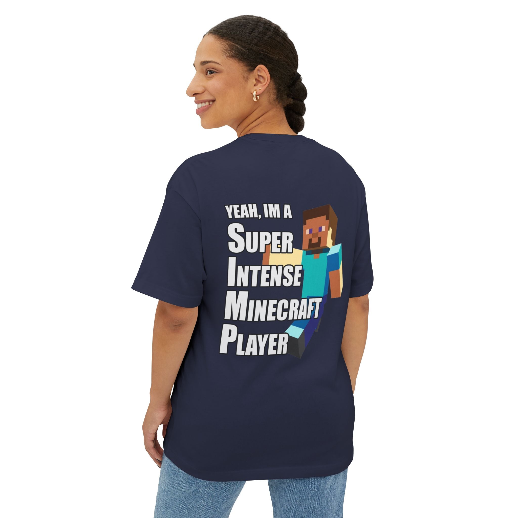 Meme S.I.M.P Super Intense Minecraft Player T-Shirt