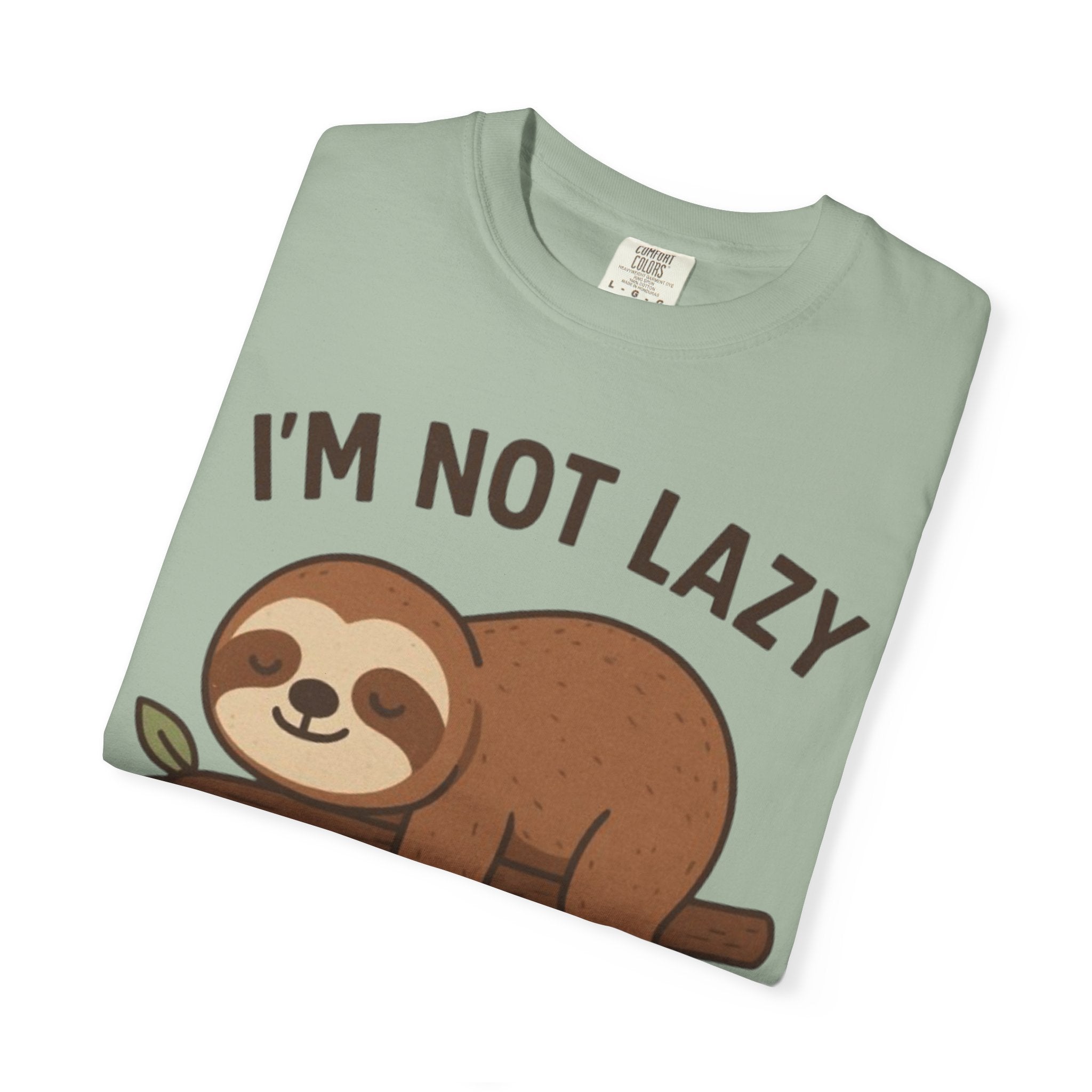 Sloth "I'm Not Lazy" T-Shirt