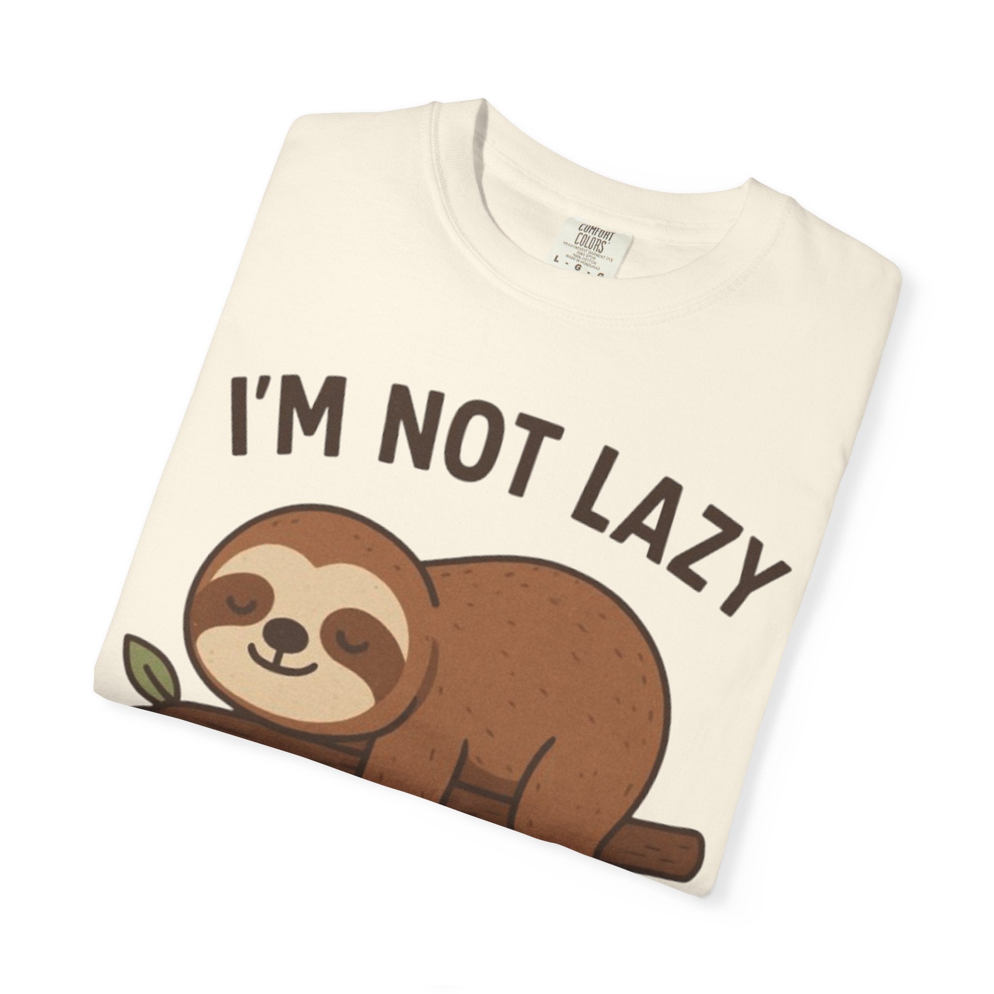 Sloth "I'm Not Lazy" T-Shirt