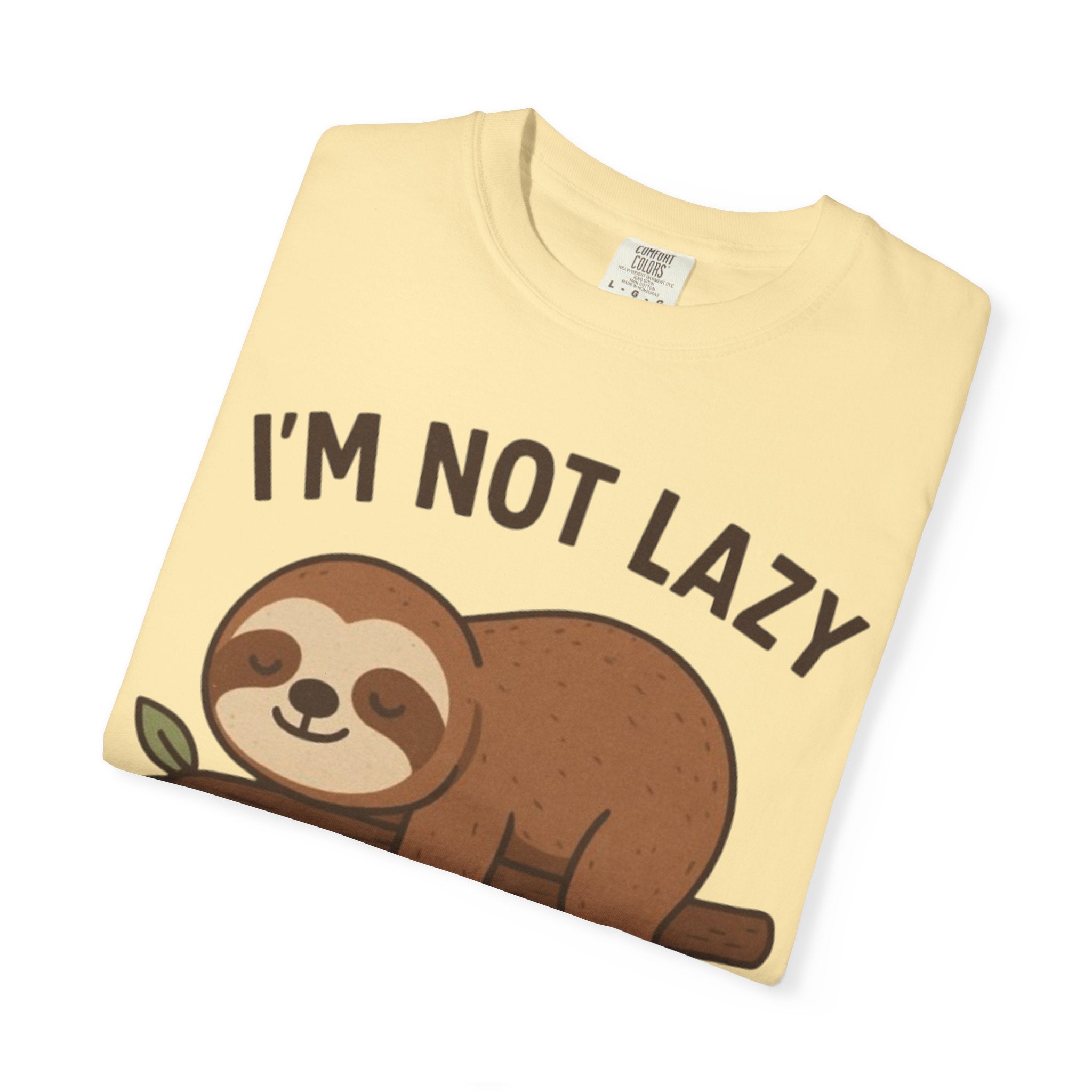 Sloth "I'm Not Lazy" T-Shirt
